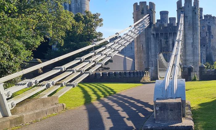 Telford's suspension bridge Conwy tours